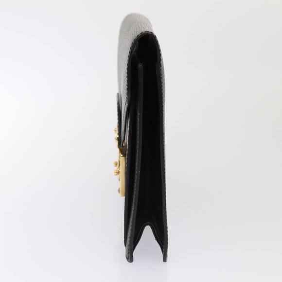 LOUIS VUITTON Epi Serie Dragonne Hand Bag Black Noir M52612 LV Auth 88322 - Picture 3 of 16